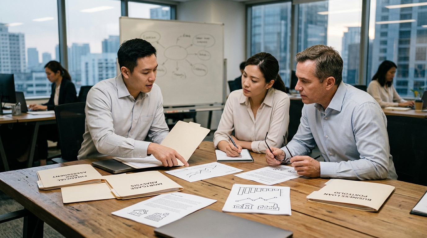 Illustration: Business Insurance and Risk Mitigation: Protecting Your Loan Eligibility