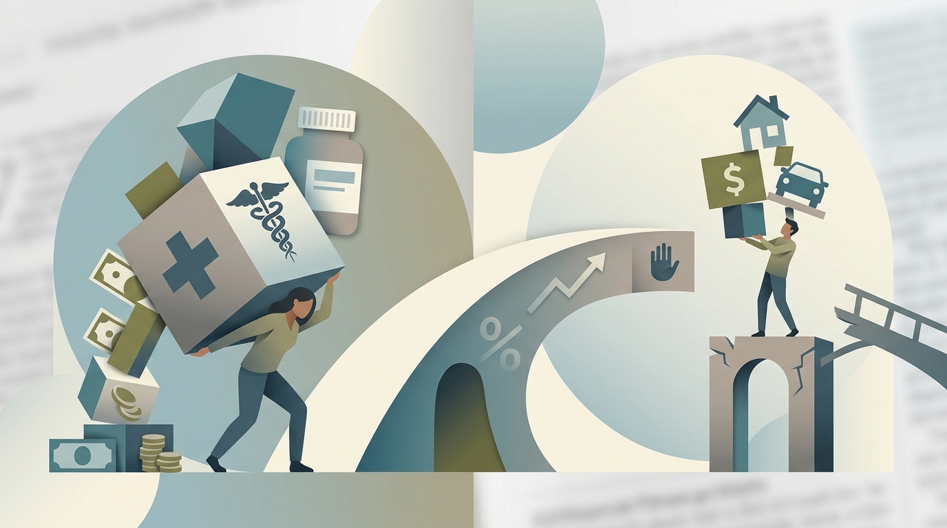 Illustration: Why Healthcare Financial Strain Could Change Your Borrowing Power